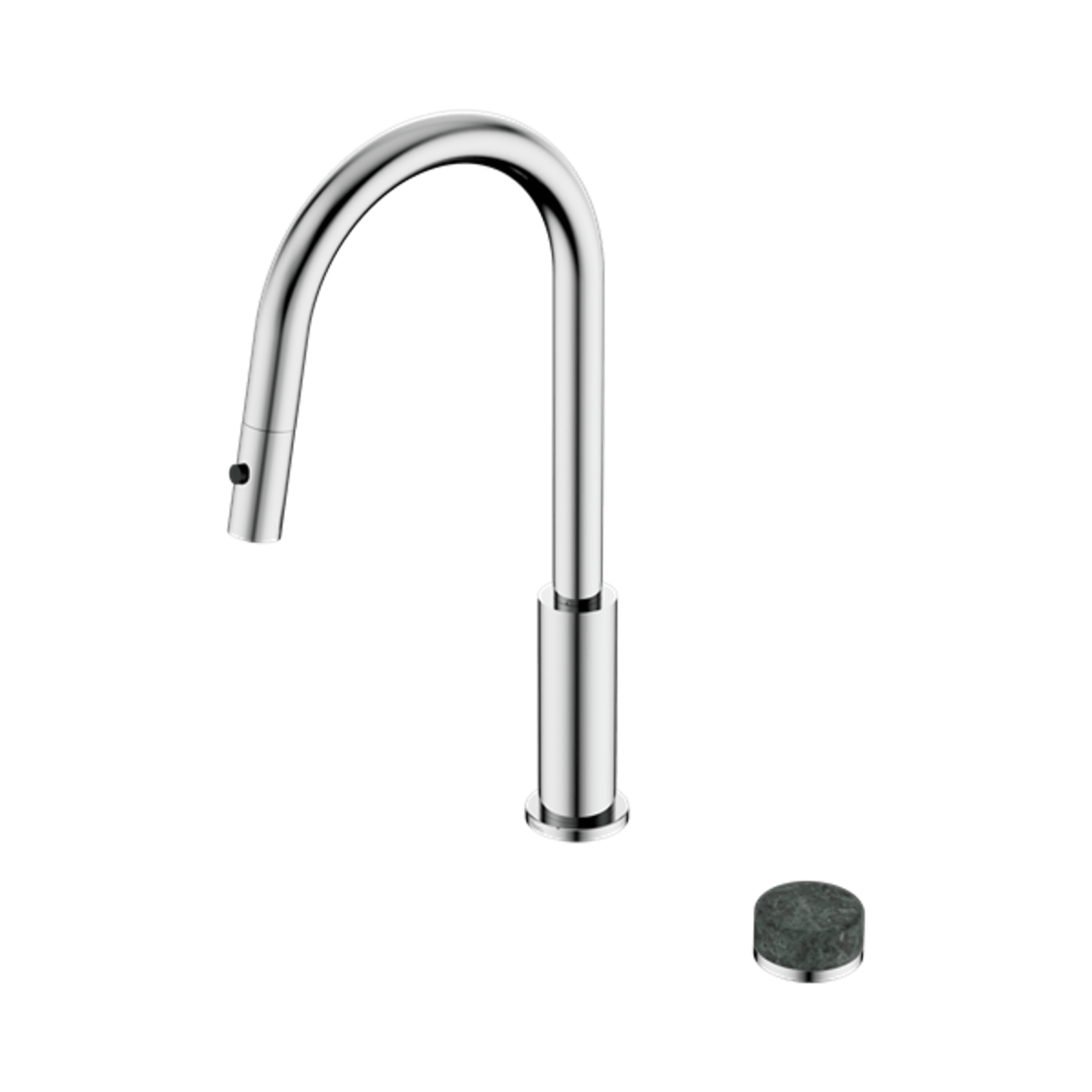 Serenity pull out kitchen Set Verde Alpi Handle Chrome gallery detail image
