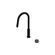 Serenity pull out kitchen Set Verde Alpi Handle Matte Black gallery detail image