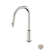 Serenity pull out kitchen Set Rome Travertine Handle Brushed Nickel gallery detail image