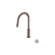 Serenity pull out kitchen Set Rome Travertine Handle Brushed Bronze gallery detail image