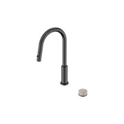 Serenity pull out kitchen Set Rome Travertine Handle Gun Metal gallery detail image
