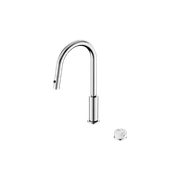 Serenity pull out kitchen Set Arabescato Corchia Handle Chrome gallery detail image