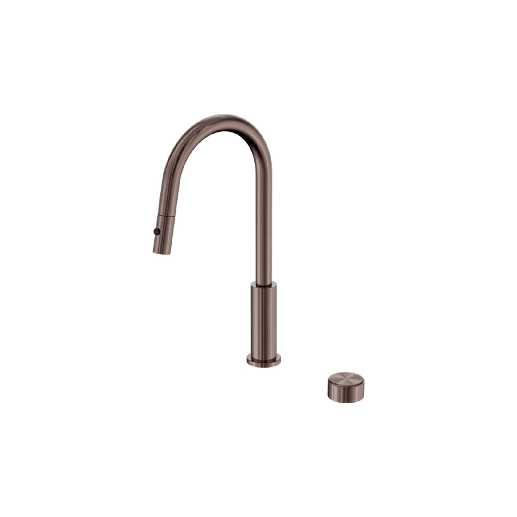 Serenity pull out kitchen Set Metal Handle Brushed Bronze gallery detail image
