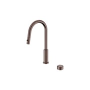 Serenity pull out kitchen Set Metal Handle Brushed Bronze gallery detail image