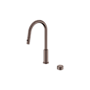 Serenity pull out kitchen Set Metal Handle Brushed Bronze gallery detail image