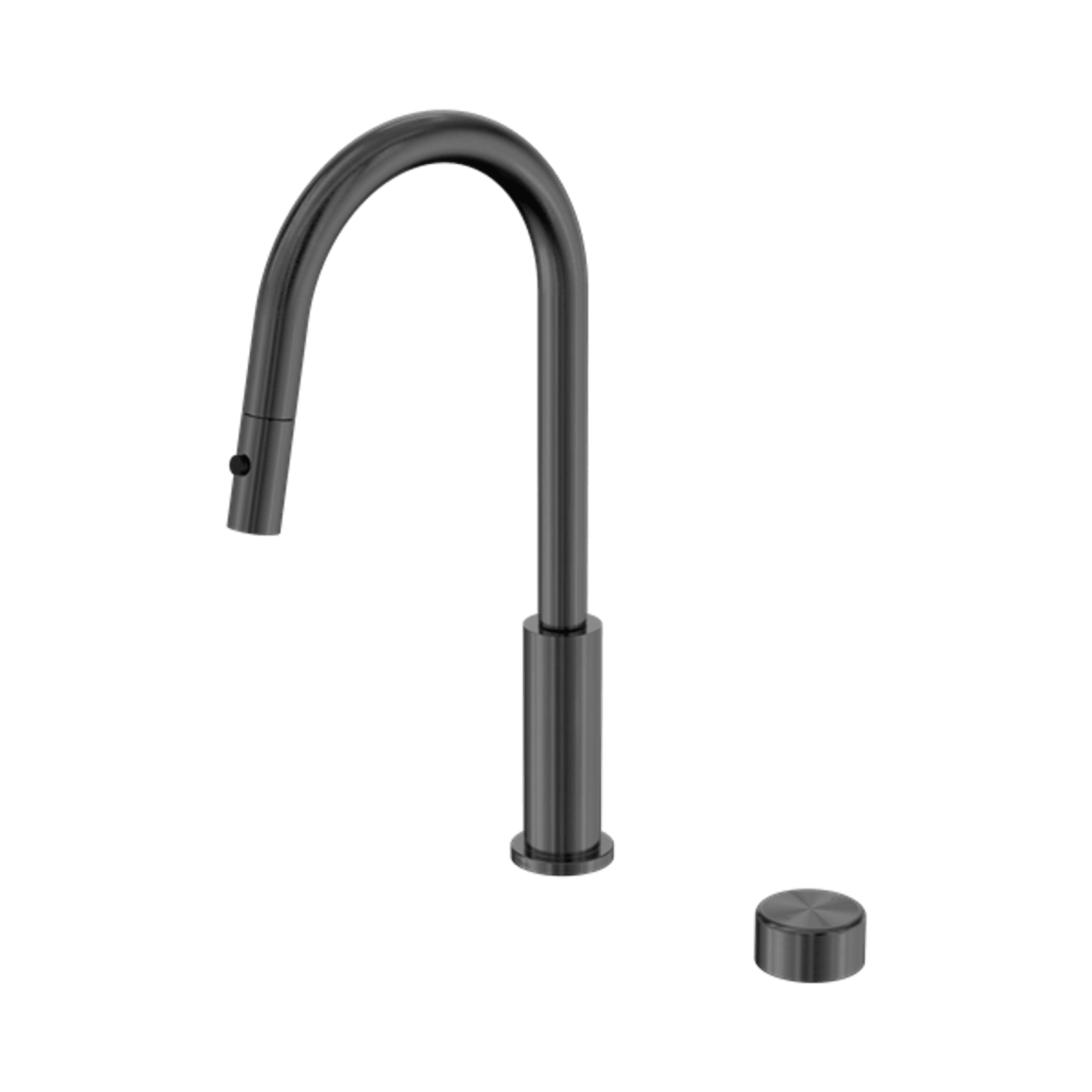 Serenity pull out kitchen Set Metal Handle Gun Metal gallery detail image