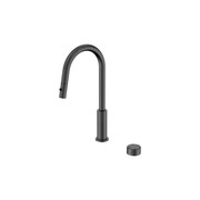 Serenity pull out kitchen Set Metal Handle Gun Metal gallery detail image
