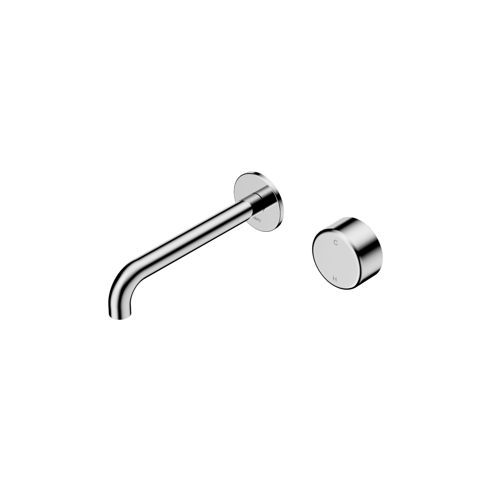 Serenity Wall Basin Mixer 185mm Spout Metal Handle Chrome gallery detail image