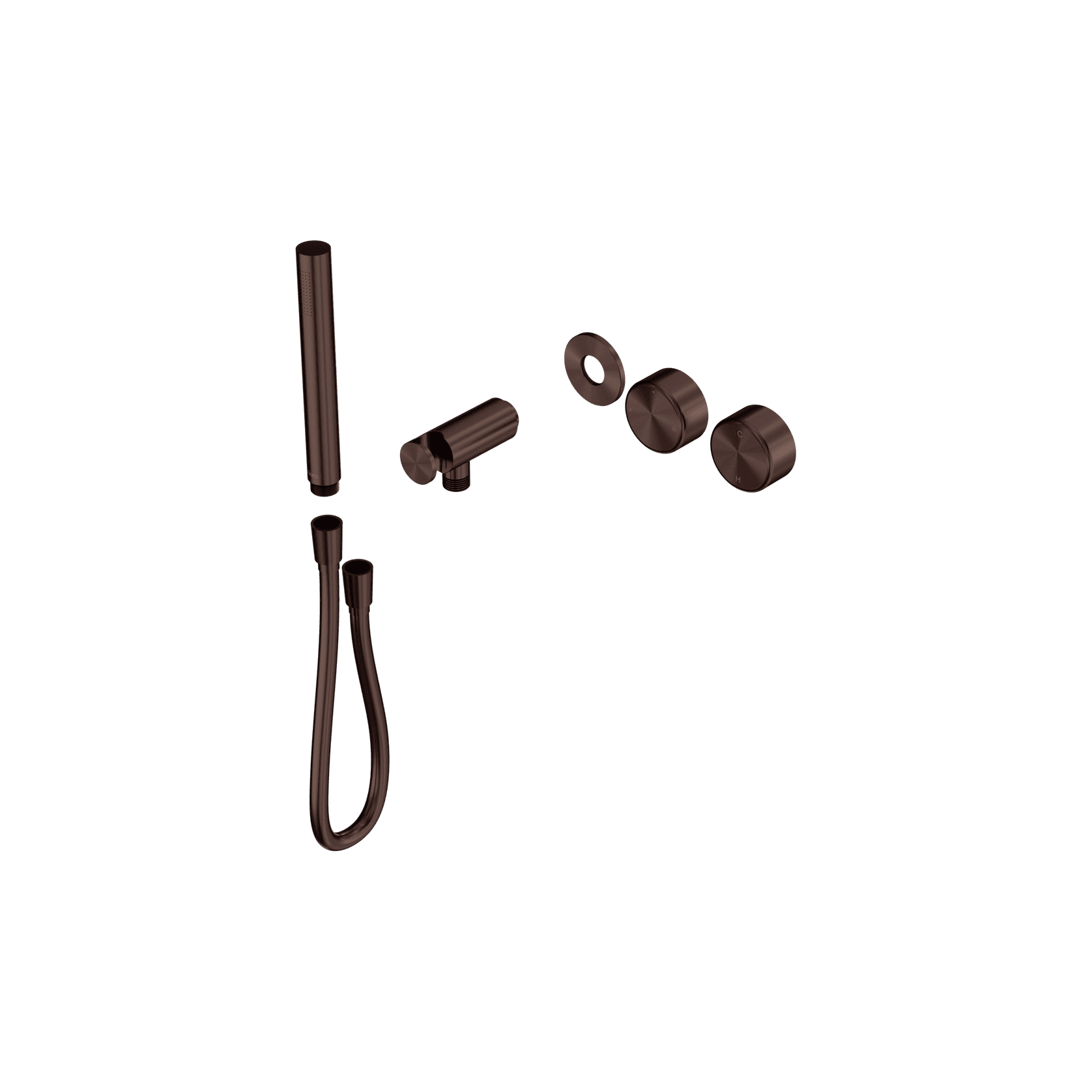 Serenity Progressive Shower System With Metal Handle And Slim Shower Trim Kit Only Rome Bronze gallery detail image