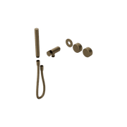 Serenity Progressive Shower System With Metal Handle And Slim Shower Trim Kit Only Tumbled Antique Brass gallery detail image