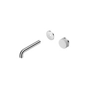 Serenity Wall Basin Mixer 160mm Spout Carrara Handle Chrome gallery detail image