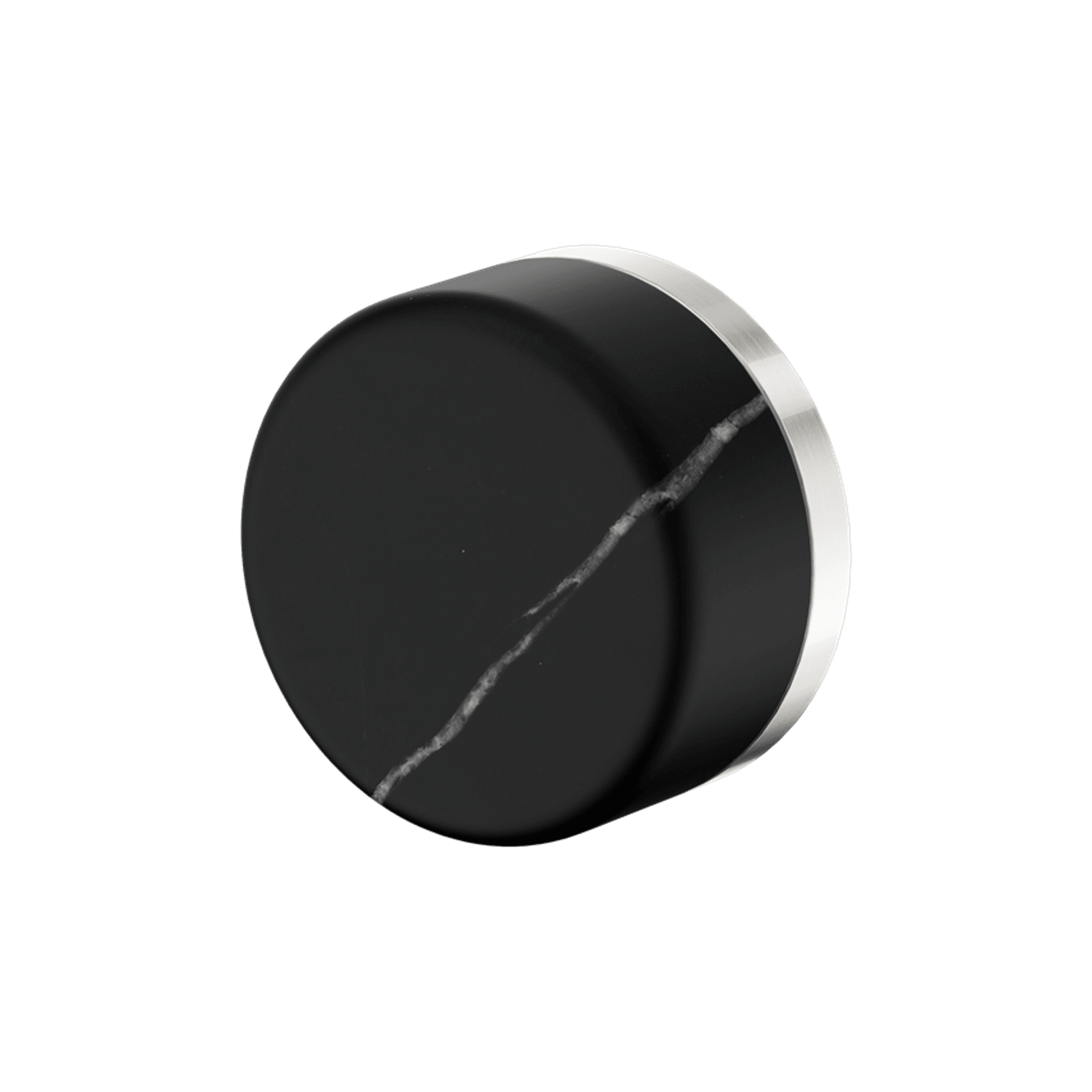 Serenity Shower Mixer Marquina Black Handle Brushed Nickel gallery detail image