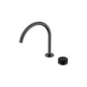 Serenity Bath/Kitchen Mixer Arc Spout Marquina Black Handle Gun Metal gallery detail image