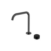Serenity Bath/Kitchen Mixer Edge Spout Marquina Black Handle Gun Metal gallery detail image