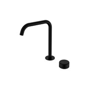 Serenity Bath/Kitchen Mixer Edge Spout Marquina Black Handle Matte Black gallery detail image