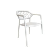 Sarah Outdoor Dining Chair - Light Grey gallery detail image