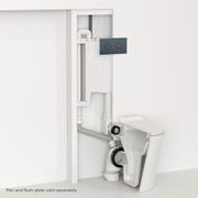 Odourless by Expella with Caroma Invisi II In-wall Cistern for Floor Mount Pans gallery detail image