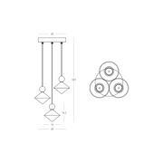 Lyra 3-Light Pendant gallery detail image