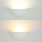 Olympia Half Dome Gypsum Wall Light gallery detail image