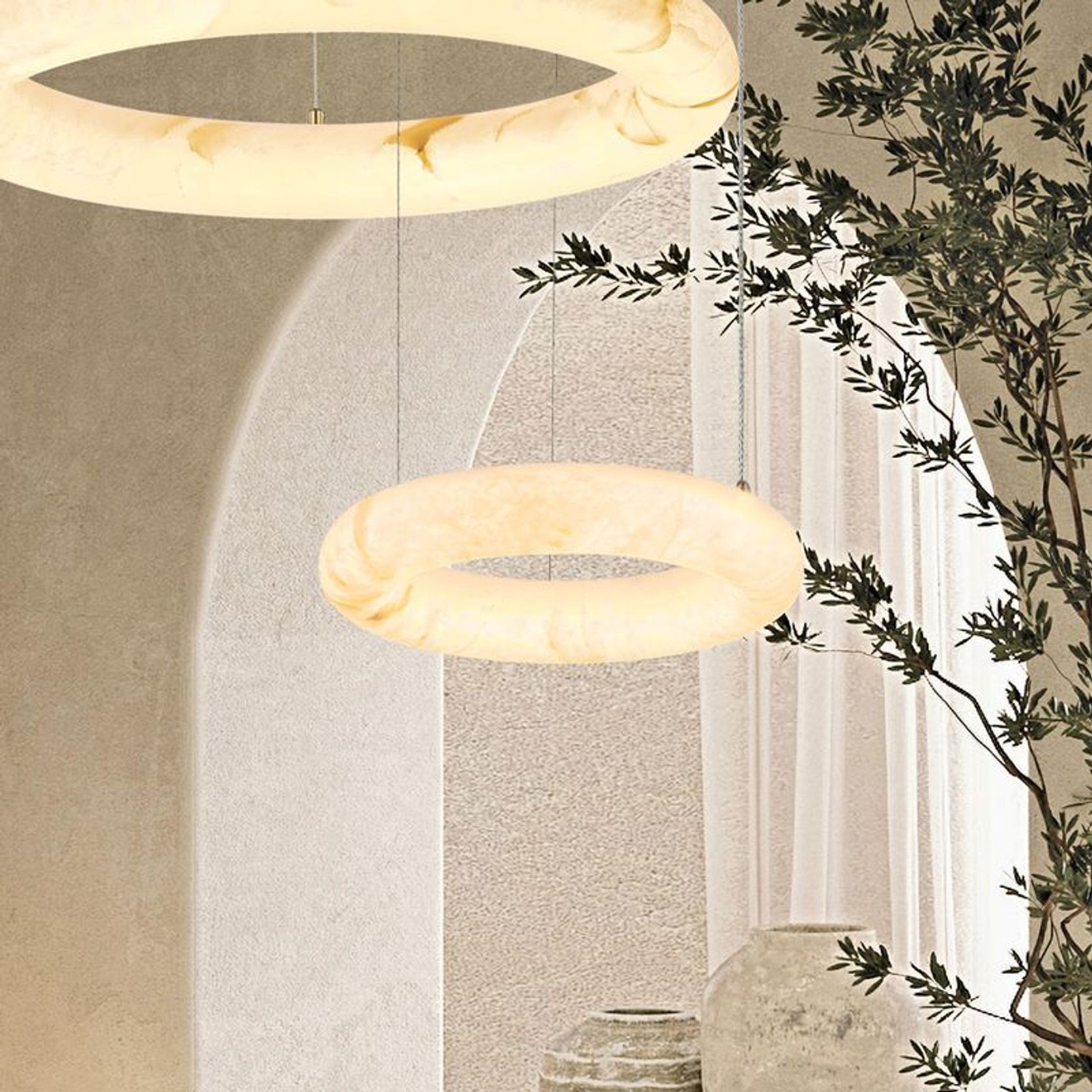 Zeus Halo Pendant 34cm gallery detail image