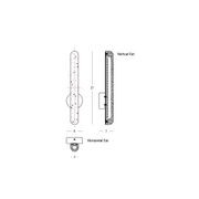 Zeus Pillar Wall Light 37cm gallery detail image