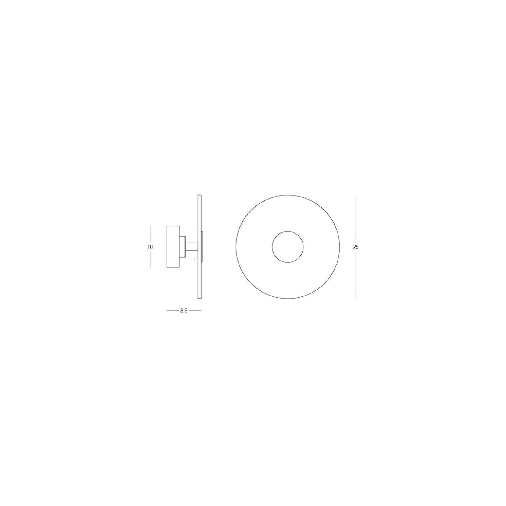 Zeus Discus Wall Light gallery detail image