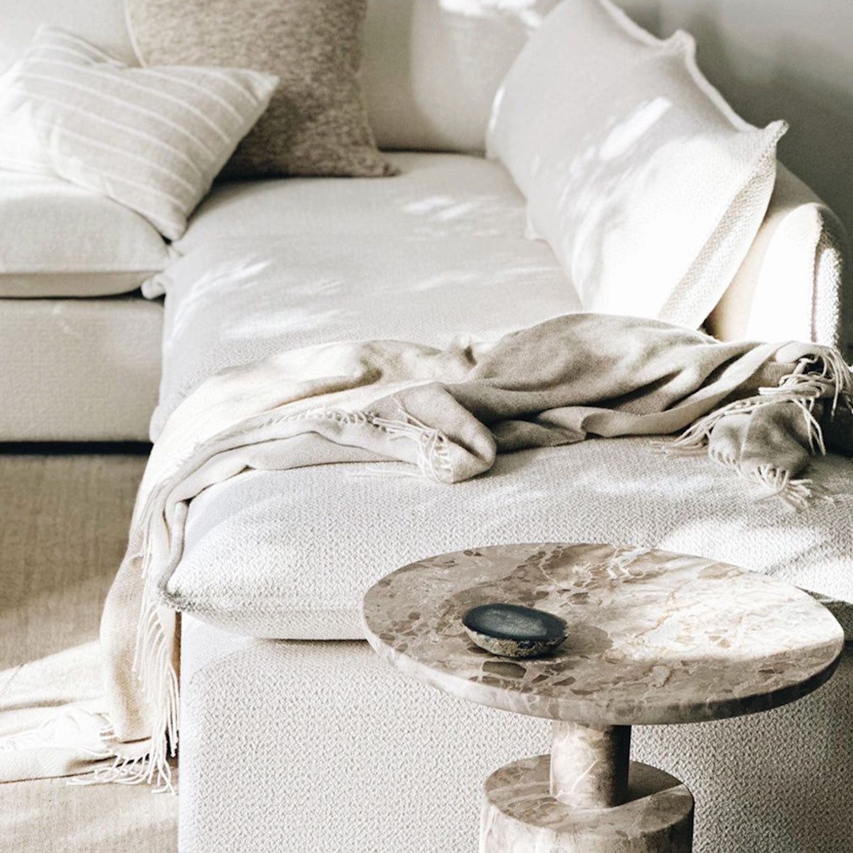 'Casa' Throw / Oatmeal gallery detail image