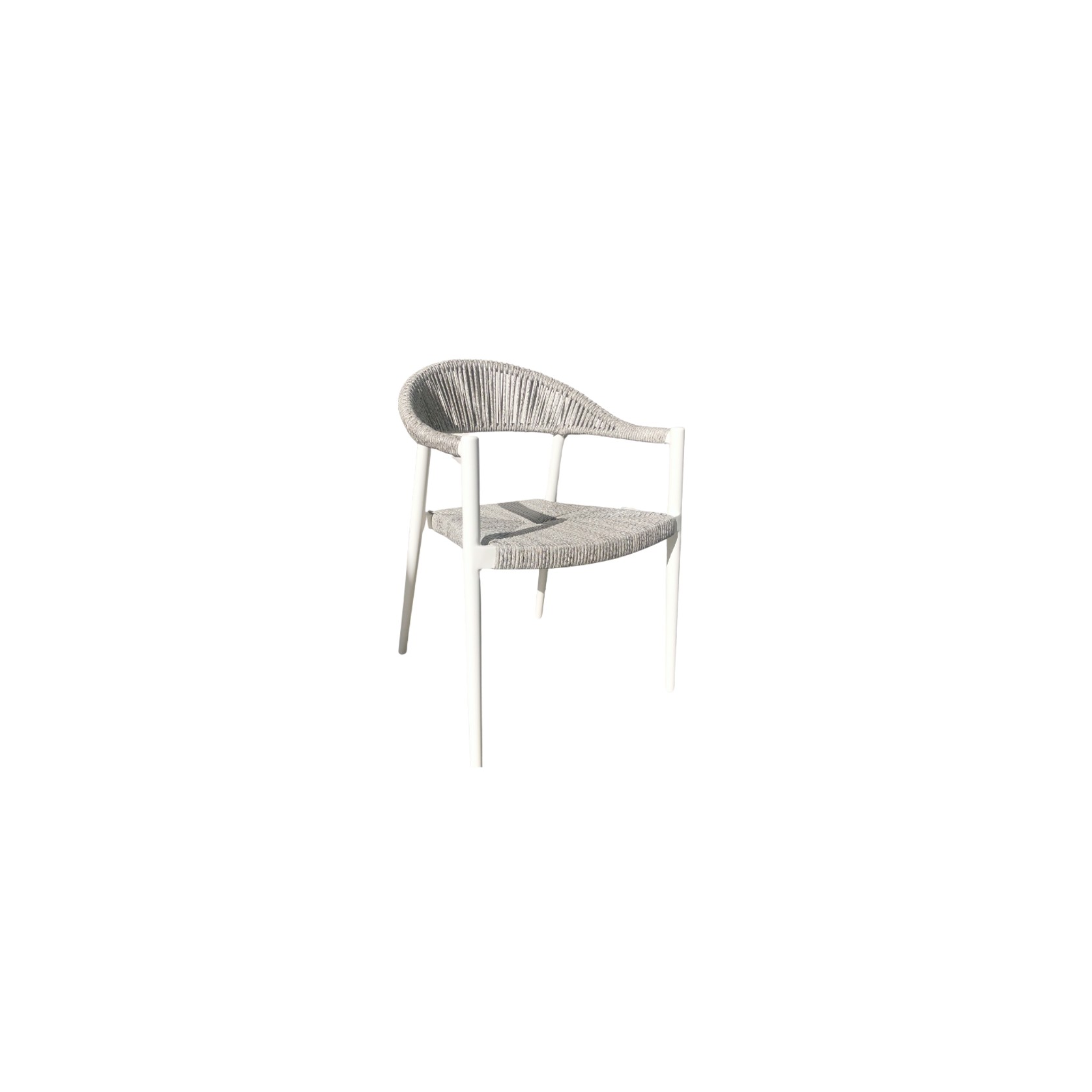 Set of 6 - Serena Outdoor Dining Chair - Grey gallery detail image
