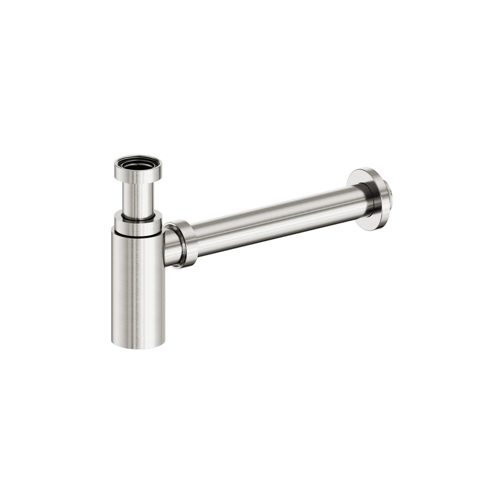 40mm Round Bottle Trap II Brushed Nickel gallery detail image