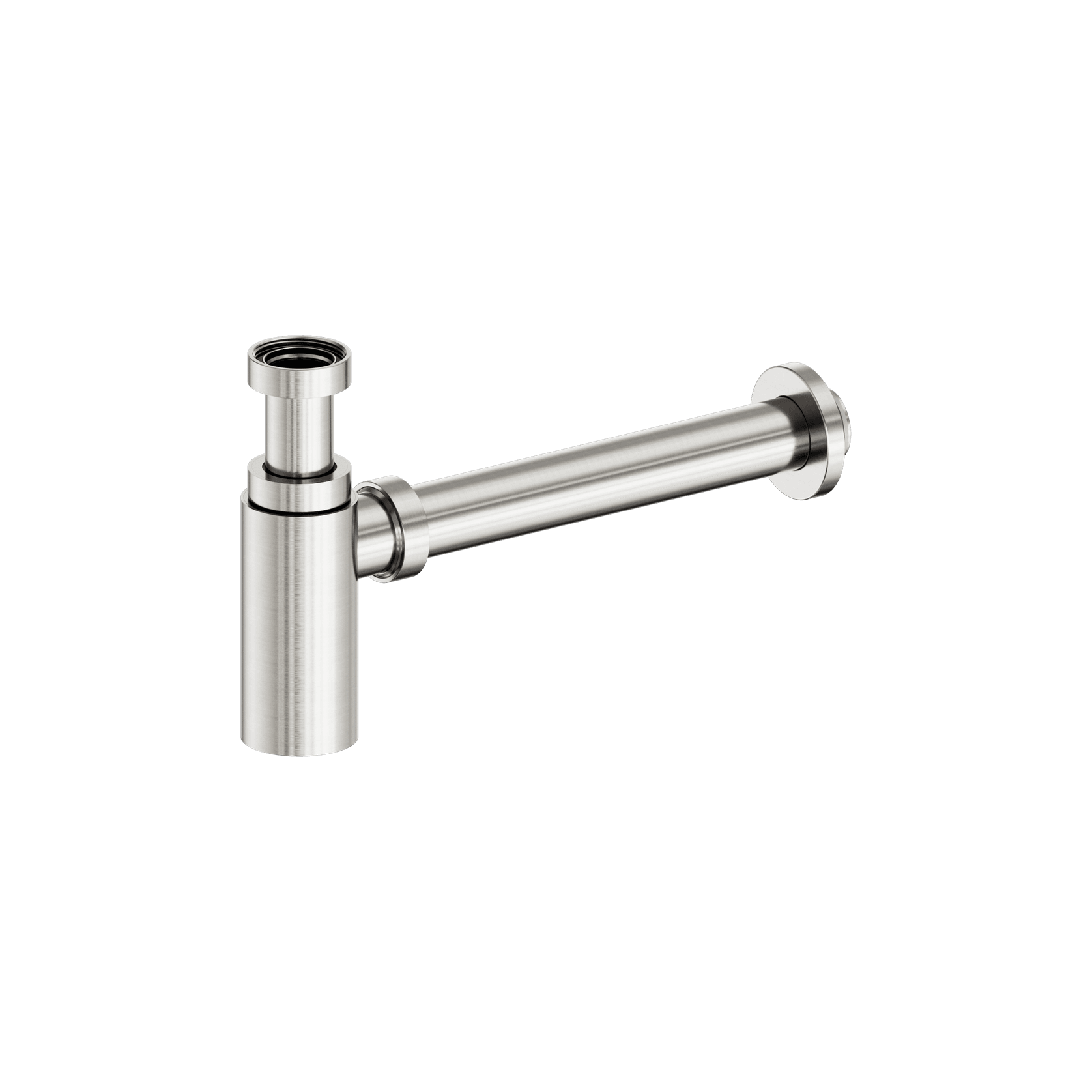 40mm Round Bottle Trap II Brushed Nickel gallery detail image