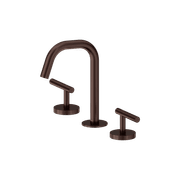 Mecca Lever Basin Set Edge Spout Rome Bronze gallery detail image
