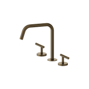 Mecca Lever Bath/Kitchen Set Edge Spout II Tumbled Antique Brass gallery detail image