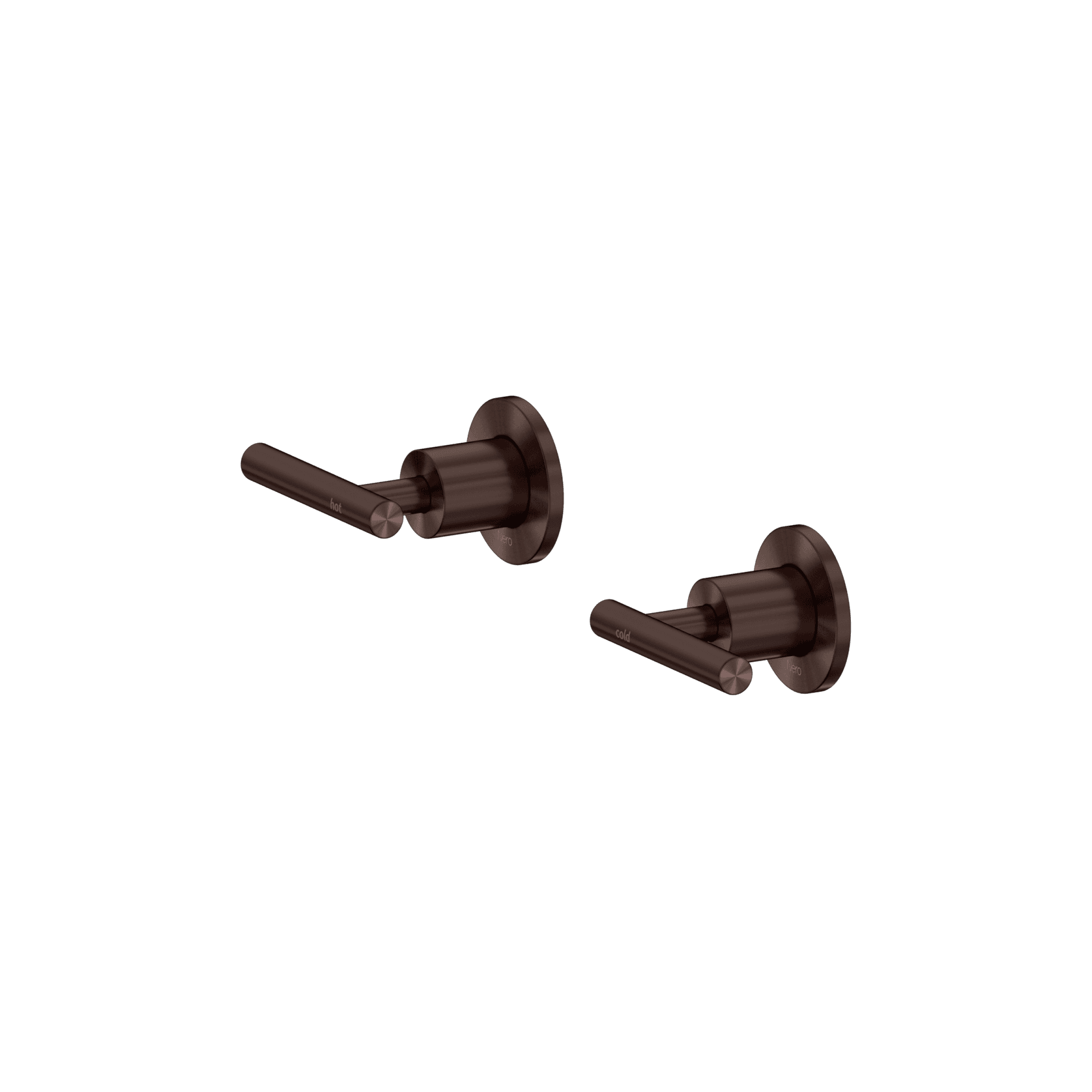 Mecca Lever Wall Top Assemblies - Shallow Fit  Rome Bronze gallery detail image