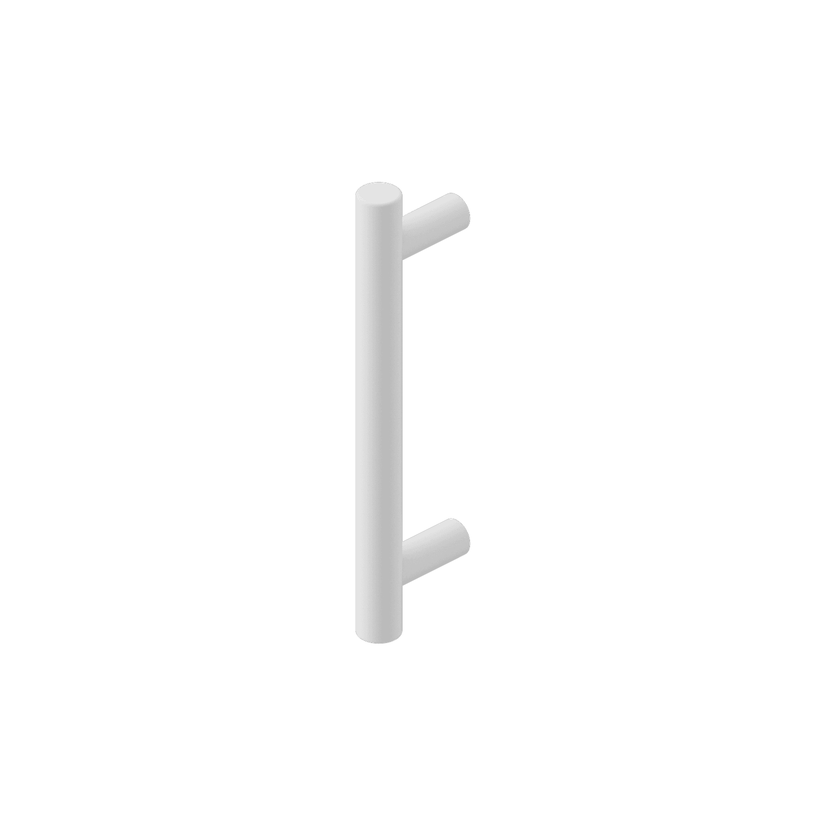 Mecca Pull Handle 130mm Matte White gallery detail image