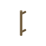Mecca Pull Handle 130mm Tumbled Antique Brass gallery detail image