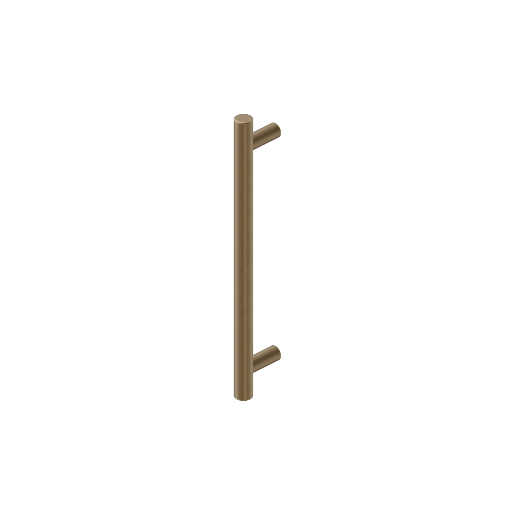 Mecca Pull Handle 200mm Tumbled Antique Brass gallery detail image