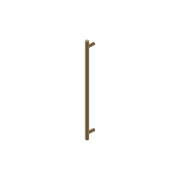 Mecca Pull Handle 330mm Tumbled Antique Brass gallery detail image