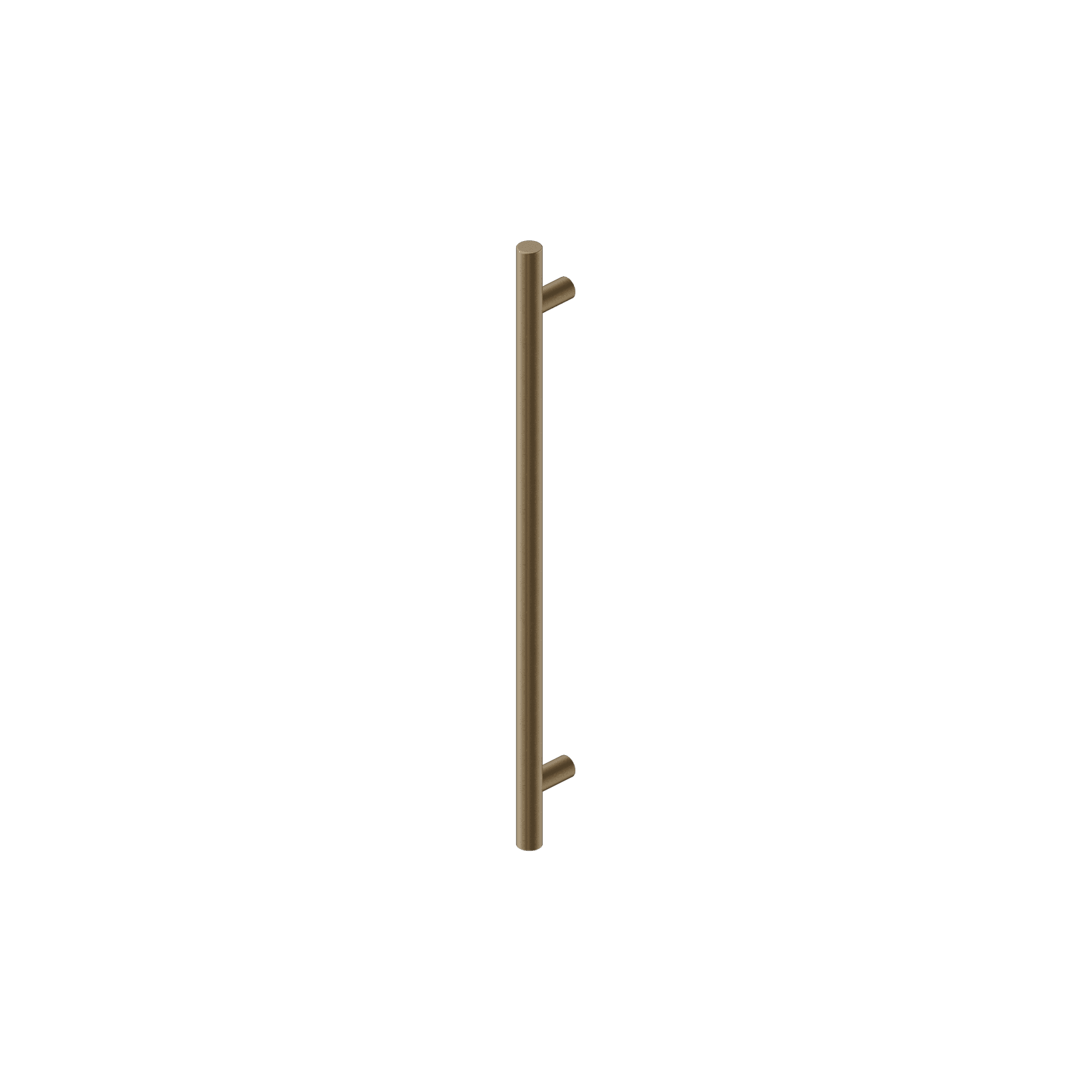Mecca Appliance Pull 520mm Tumbled Antique Brass gallery detail image