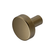 Mecca Cabinet Knob – Ø26 Tumbled Antique Brass gallery detail image