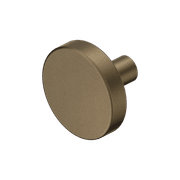 Mecca Cabinet Knob – Ø36 Tumbled Antique Brass gallery detail image