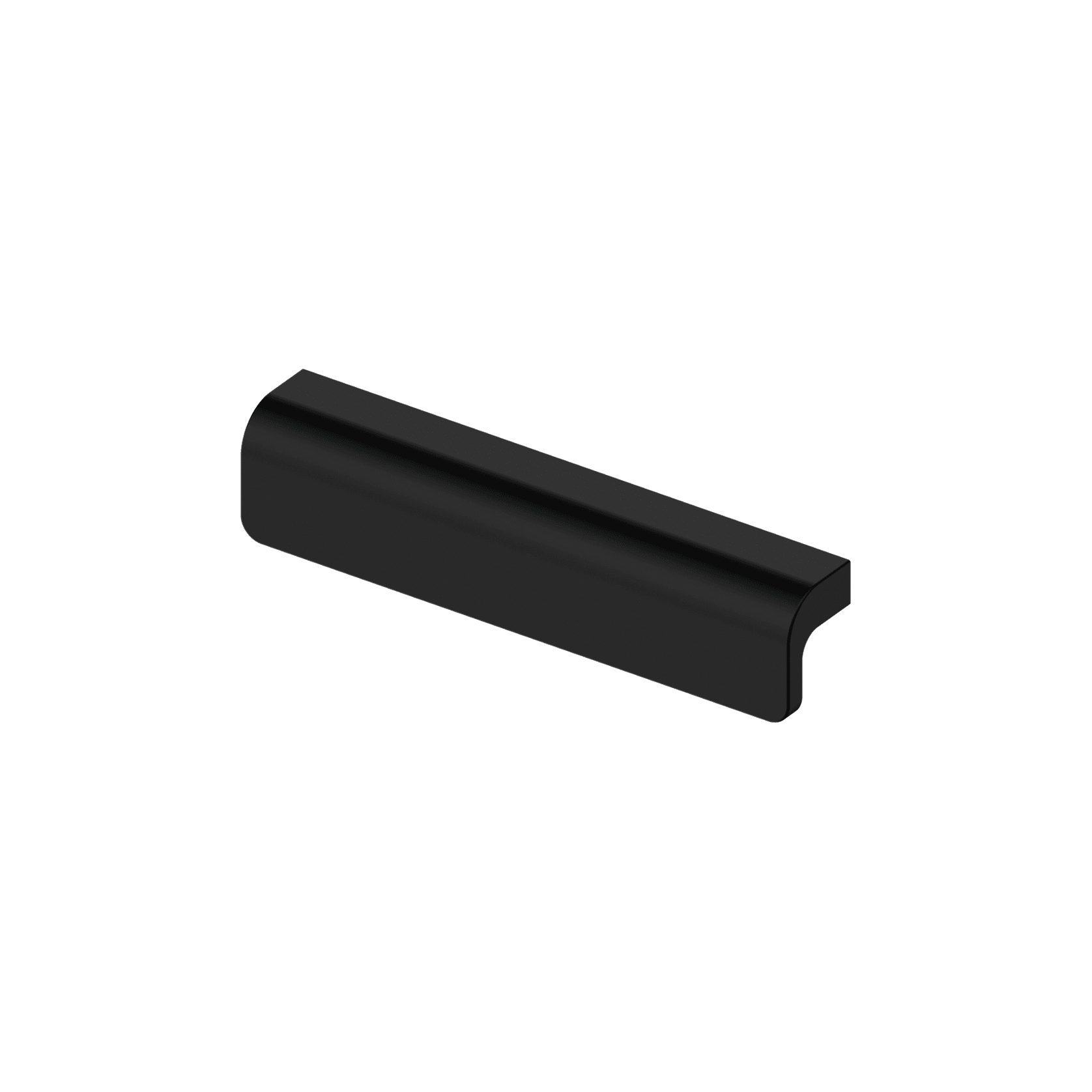 Bianca Pull Handle 130mm Matte Black gallery detail image