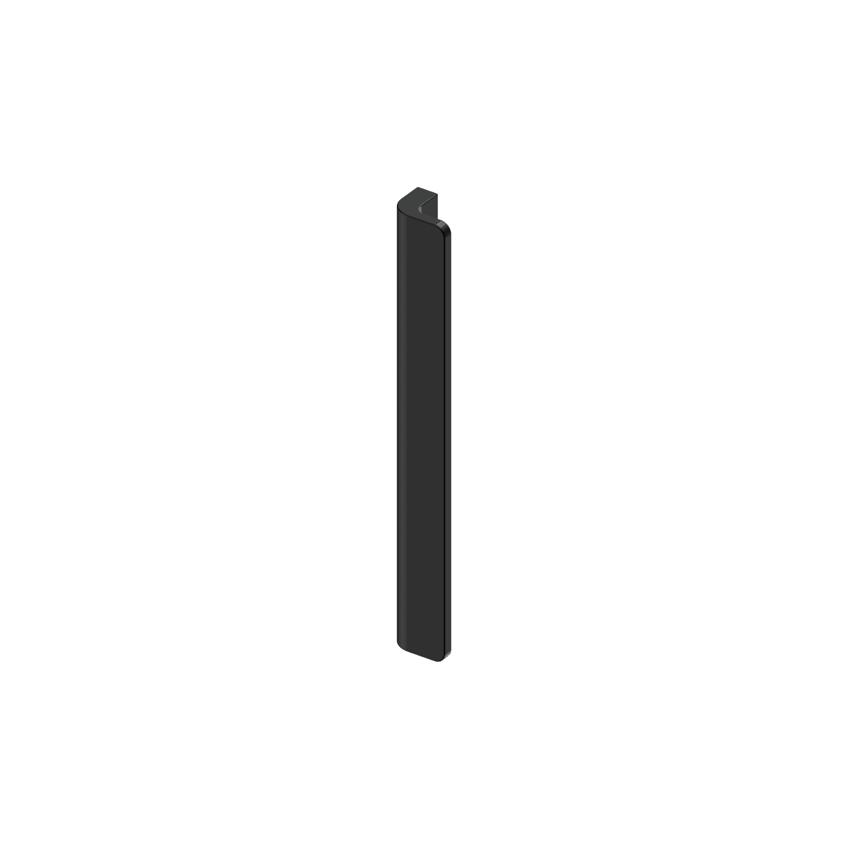 Bianca Pull Handle 200mm Matte Black gallery detail image