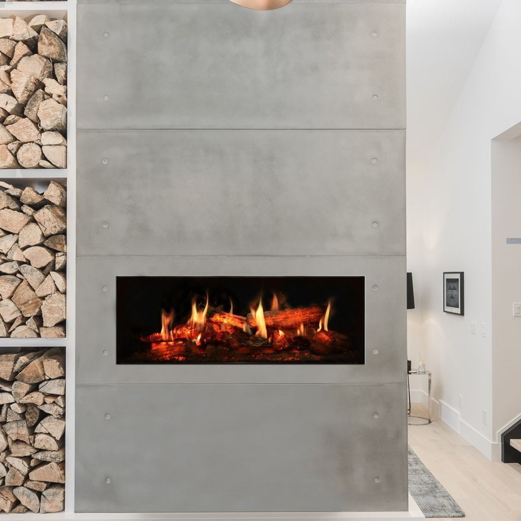 Opti-V Single Or Double | Electric Fireplace gallery detail image
