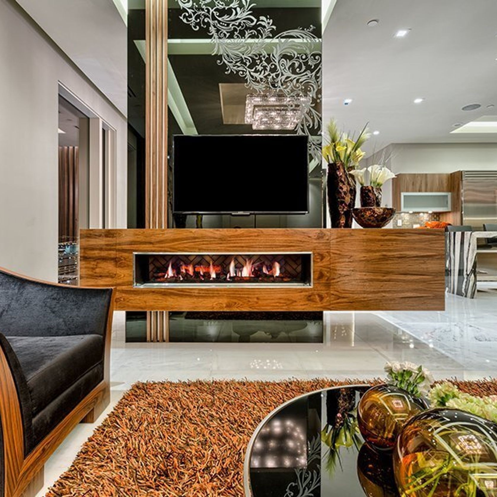 Opti-V Single Or Double | Electric Fireplace gallery detail image
