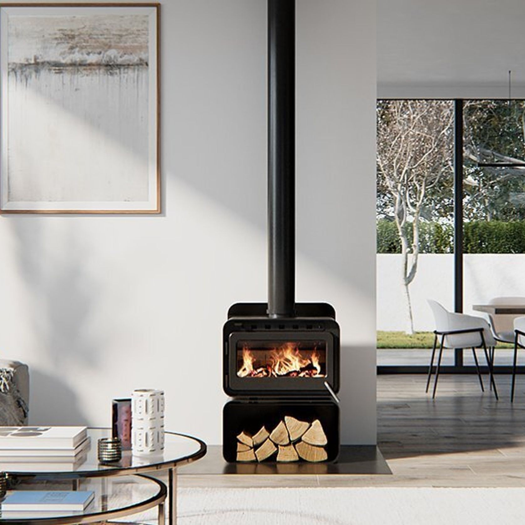 B100 | Wood Fireplace gallery detail image