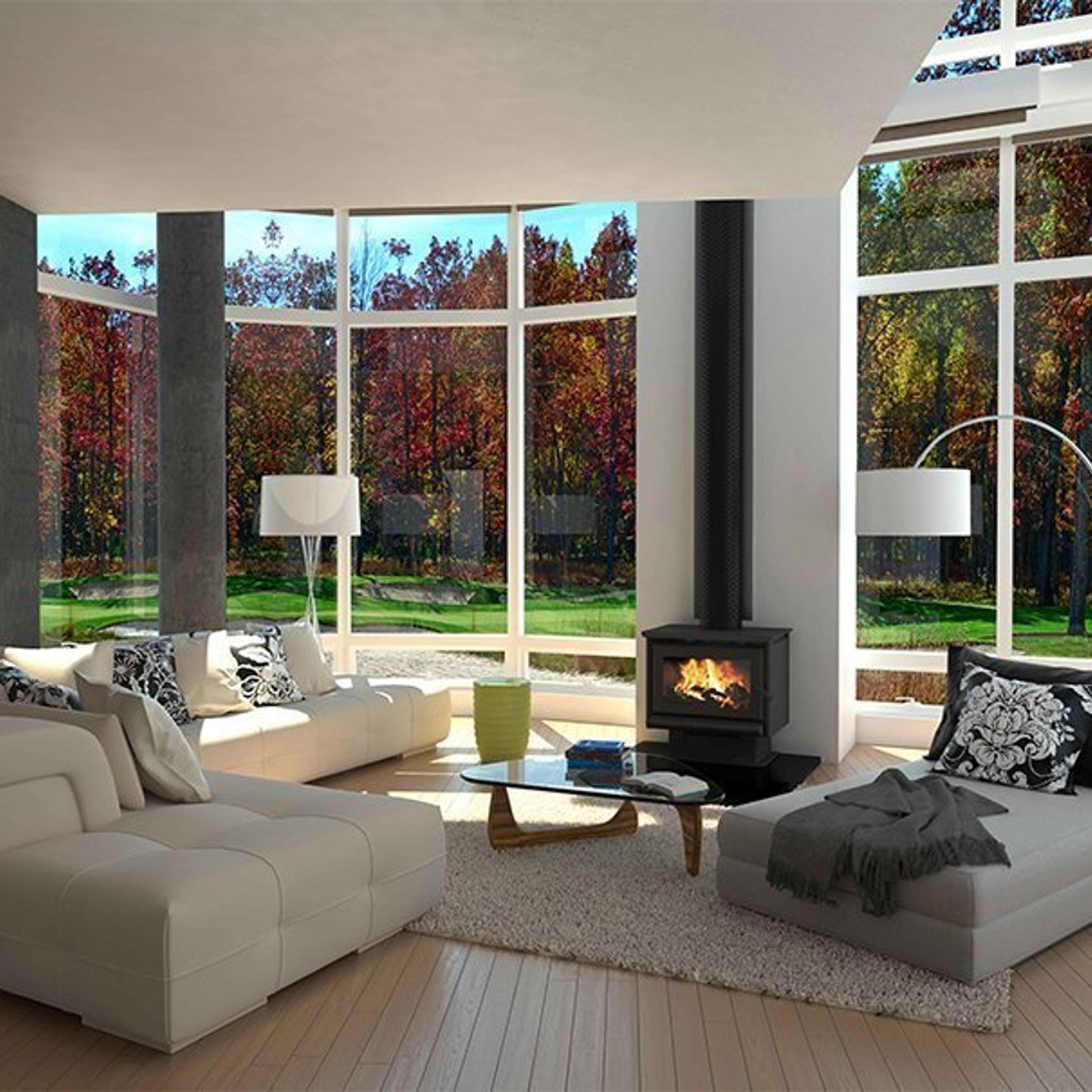 Masport Riverstone | Wood Fireplace gallery detail image