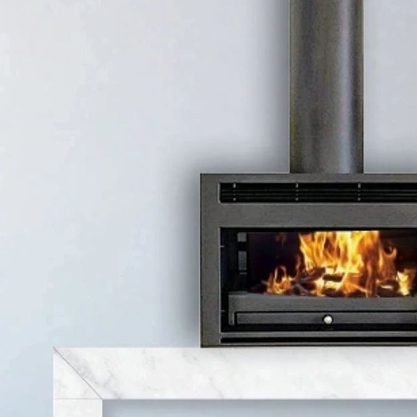 Aranbe Open Fronted  | Wood Fireplace gallery detail image