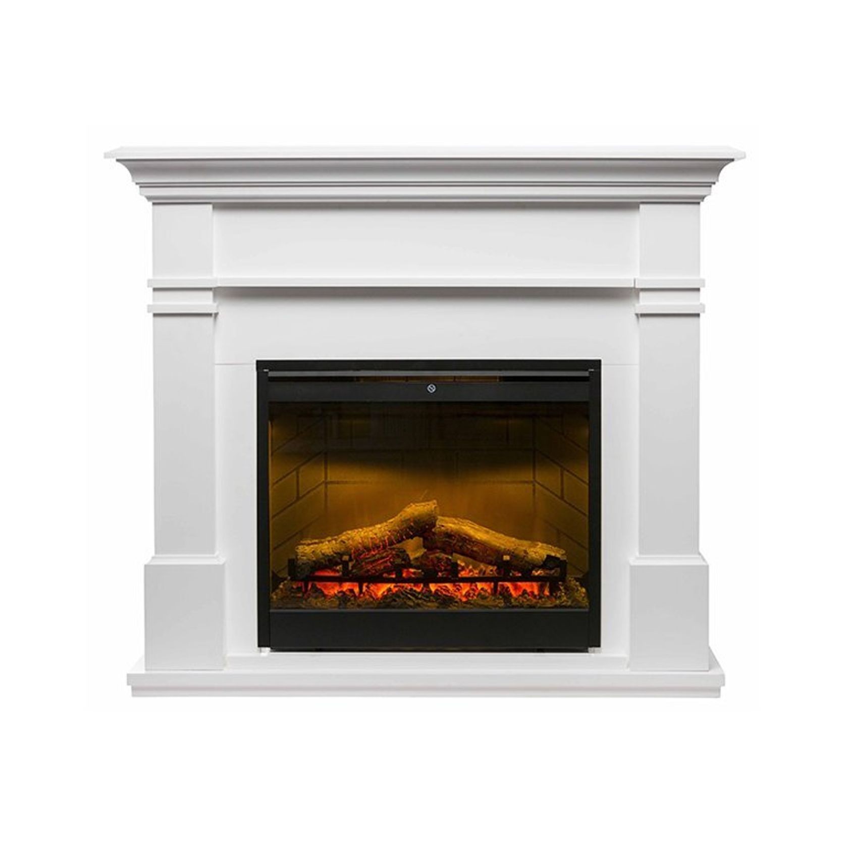 Kenton Mantel White 2Kw Electric Fireplace gallery detail image