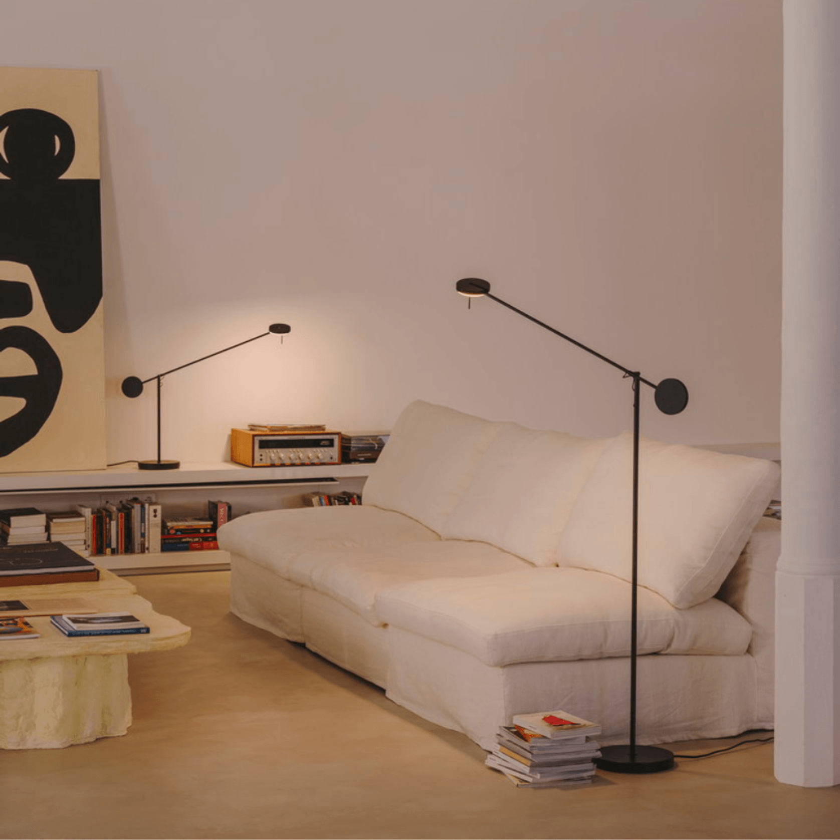 Rolla Table Lamp in Matte Black gallery detail image