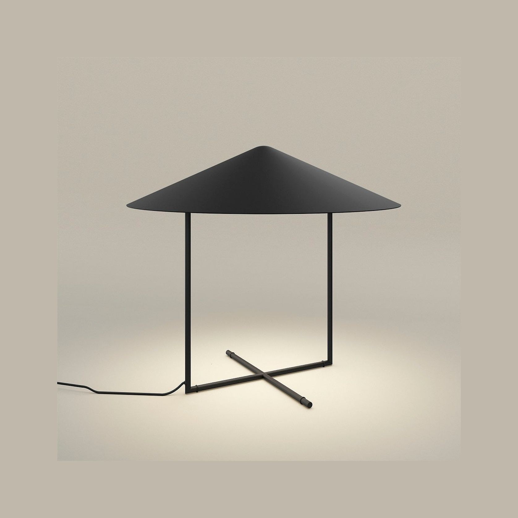 Mondo LED Table Lamp in Matte Black gallery detail image